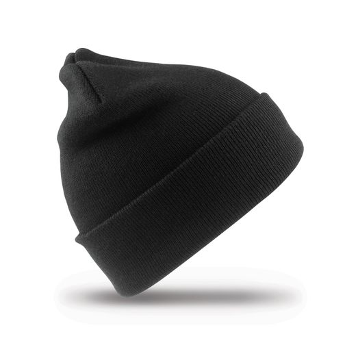 Result Genuine Recycled Recycled Woolly Ski Hat Black