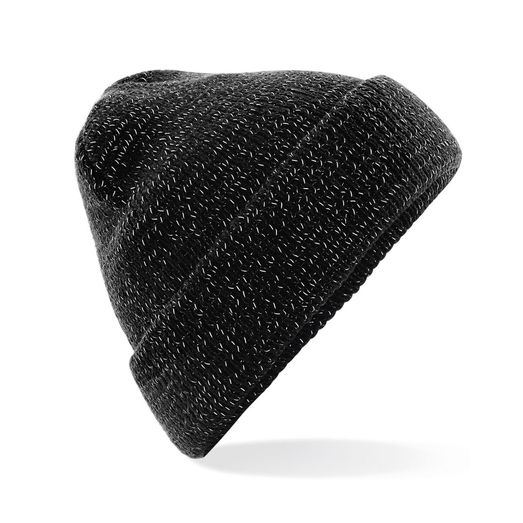 Beechfield  Reflective Beanie Black