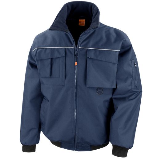 WORK-GUARD by Result Sabre Pilot Jacket Navy Blue