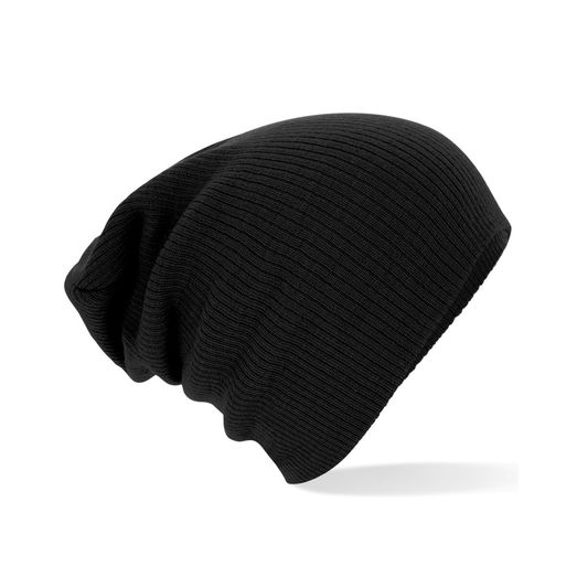 Beechfield  Slouch Beanie Black