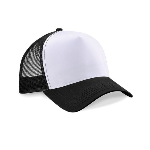 Beechfield  Snapback Trucker Black/White