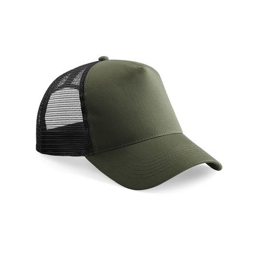 Beechfield  Snapback Trucker Olive/Black