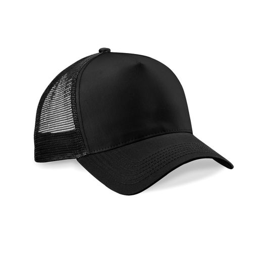 Beechfield  Snapback Trucker Black/Black