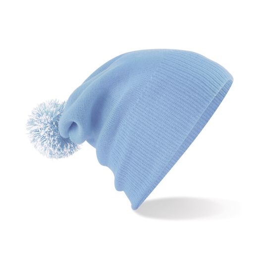 Beechfield  Snowstar® Beanie Sky/White