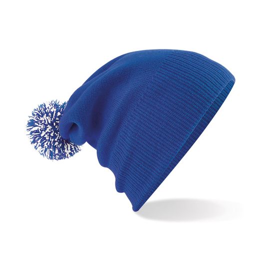 Beechfield  Snowstar® Beanie Bright Royal/White
