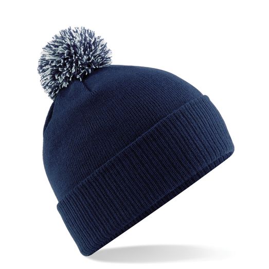 Beechfield  Snowstar® Beanie French Navy/Light Grey