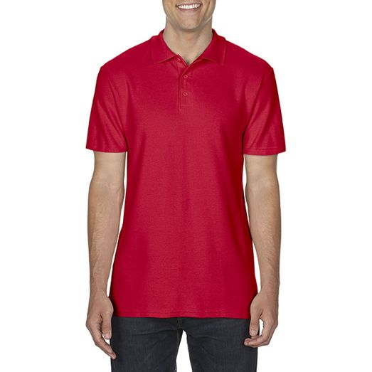 Gildan Softstyle® Adult Double Pique Polo Red