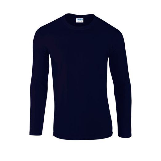 Gildan Softstyle® Adult Long Sleeve T-Shirt Navy Blue