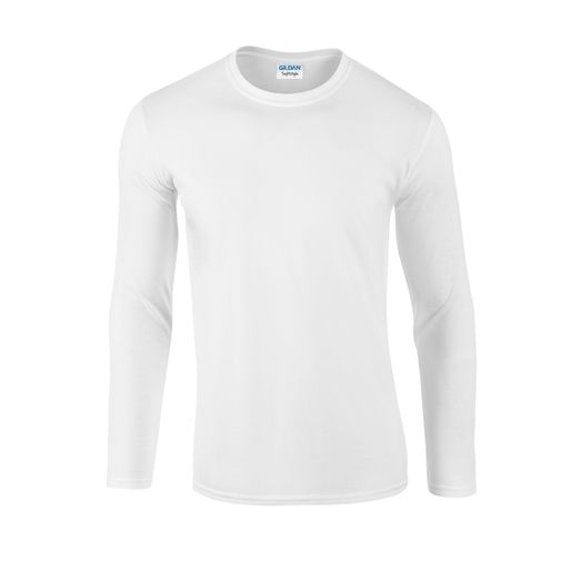 Gildan Softstyle® Adult Long Sleeve T-Shirt White