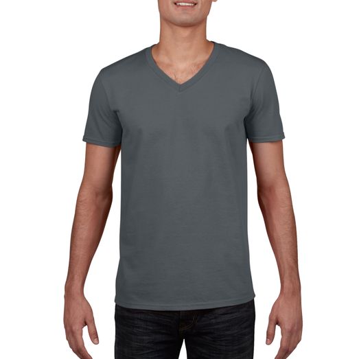 Gildan Softstyle® Adult V-Neck T-Shirt Charcoal