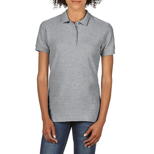 Gildan Softstyle® Ladies' Double Pique Polo Sport Grey (RS)