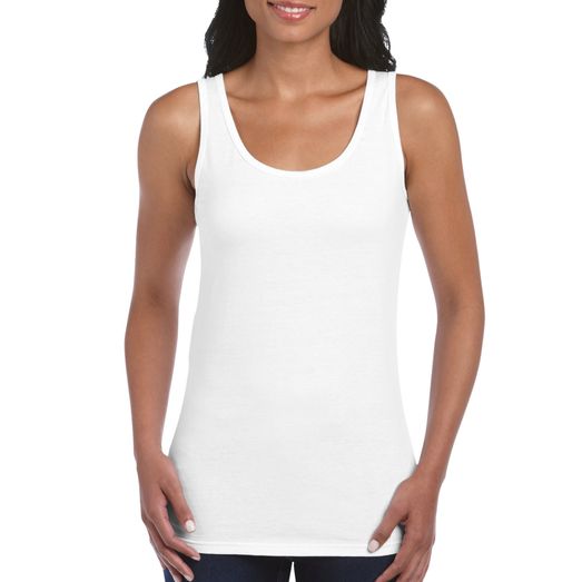 Gildan Softstyle® Ladies' Tank Top White