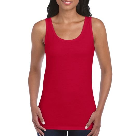 Gildan Softstyle® Ladies' Tank Top Cherry Red