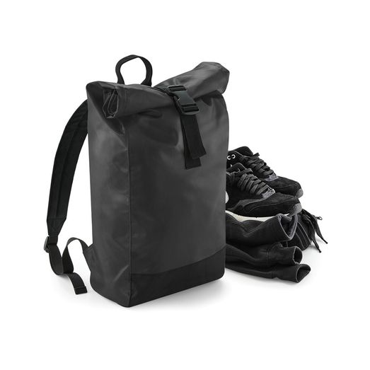 Bagbase Tarp Roll-Top Backpack_x000D_ Black