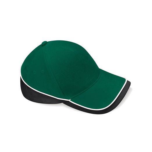 Beechfield  Teamwear Competition Cap Bottle/Black/White