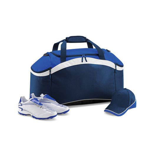 Bagbase Teamwear Holdall French Navy/Bright Royal/White
