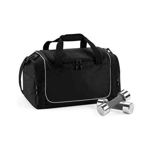 Quadra Teamwear Locker Bag Black/Light Grey