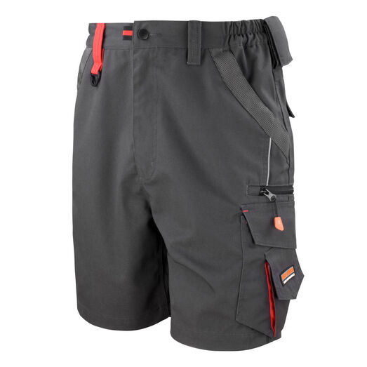 WORK-GUARD by Result Technical Shorts Grey/Black