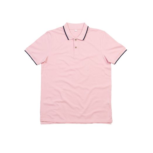 Mantis The Tipped Polo Pink/Navy