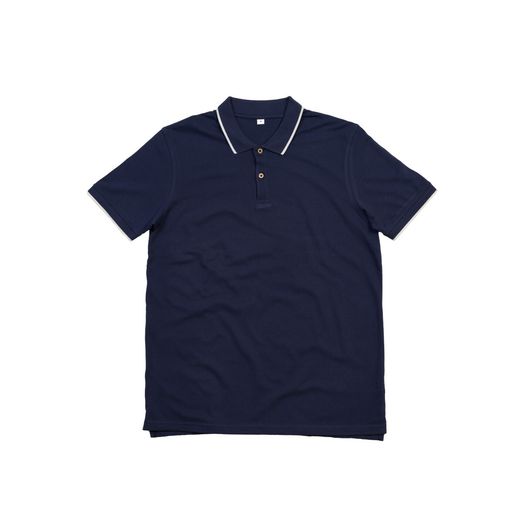 Mantis The Tipped Polo Navy/White