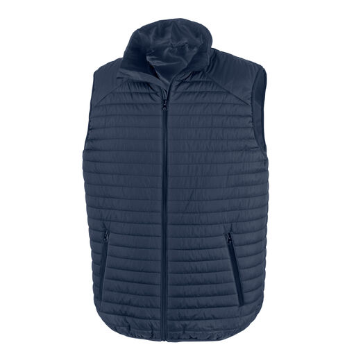 Result Genuine Recycled Thermoquilt Gilet Navy/Navy