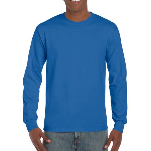 Gildan Ultra Cotton Adult Long Sleeve T-Shirt Royal