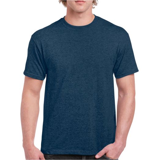 Gildan Ultra Cotton Adult T-Shirt Heather Navy