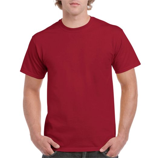 Gildan Ultra Cotton Adult T-Shirt Heather Cardinal