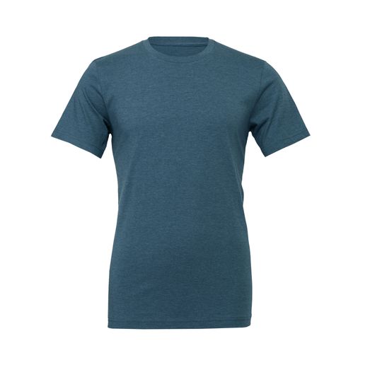 Bella Unisex Heather Jersey Short Sleeve Tee Heather Deep Teal