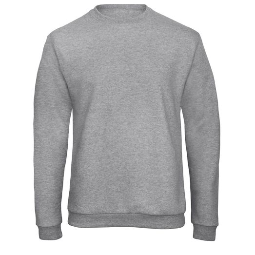 B&amp;C Unisex ID.202 50/50 Sweatshirt Heather Grey