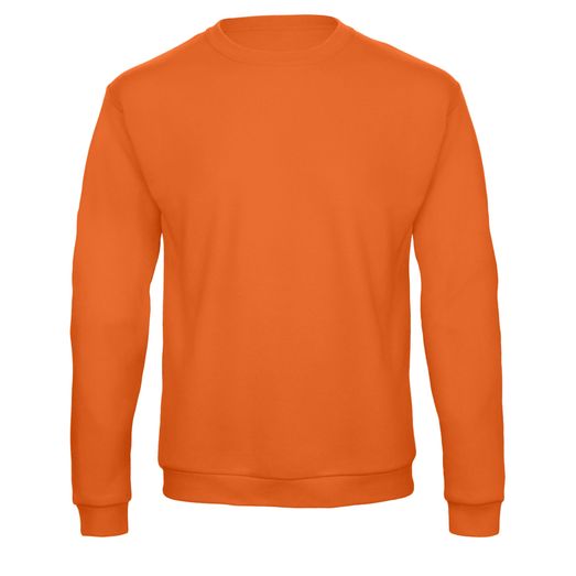 B&amp;C Unisex ID.202 50/50 Sweatshirt Pumpkin Orange