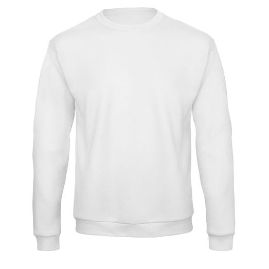 B&amp;C Unisex ID.202 50/50 Sweatshirt White