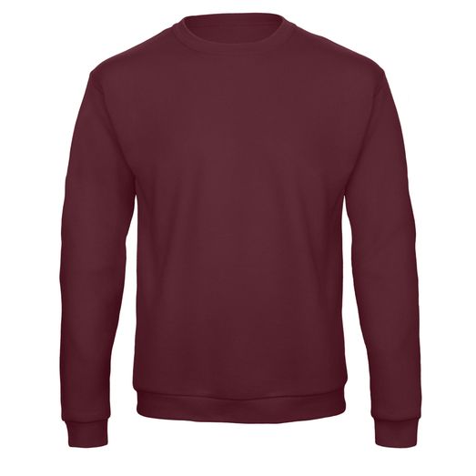 B&amp;C Unisex ID.202 50/50 Sweatshirt Burgundy