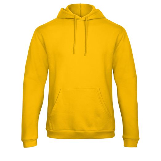 B&amp;C Unisex ID.203 50/50 Hooded Sweatshirt Gold