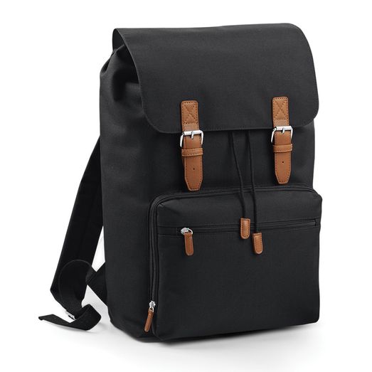 Bagbase Vintage Laptop Backpack Black