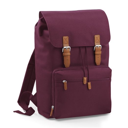 Bagbase Vintage Laptop Backpack Burgundy