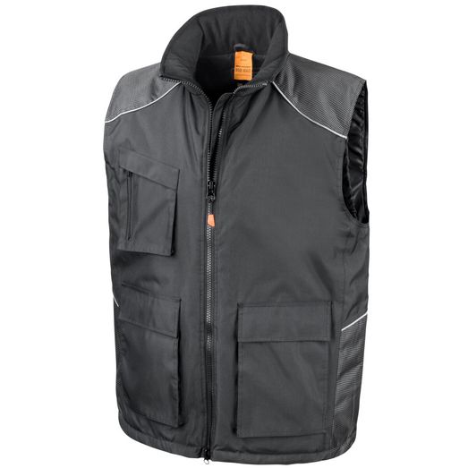 WORK-GUARD by Result Vostex Bodywarmer Black