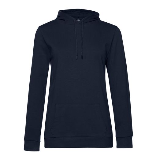 B&amp;C Women's #Hooded Sweat Navy Blue