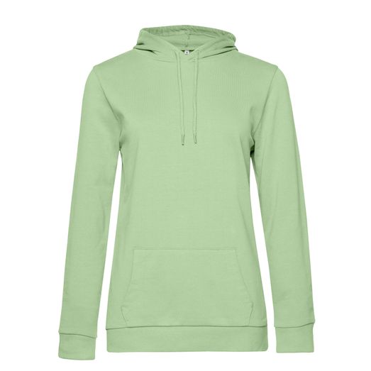 B&amp;C Women's #Hooded Sweat Light Jade
