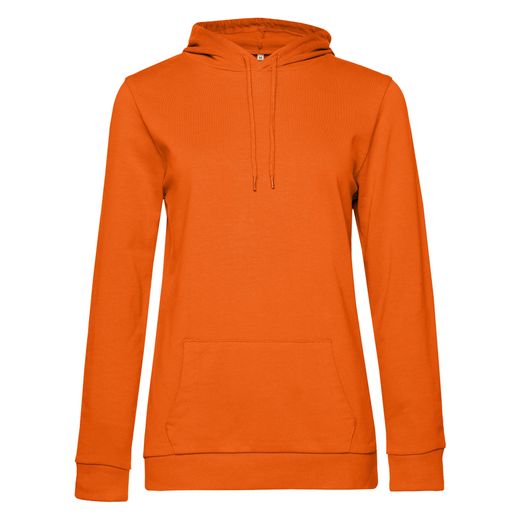 B&amp;C Women's #Hooded Sweat Pure Orange