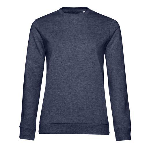 B&amp;C Women's #Set In Sweatshirt Heather Navy