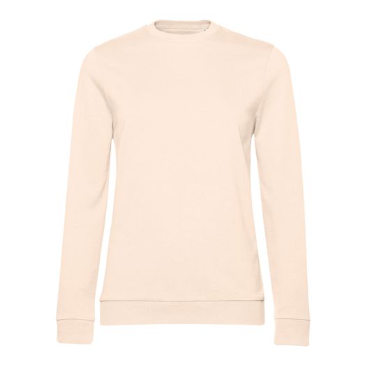 B&amp;C Women's #Set In Sweatshirt Pale Pink
