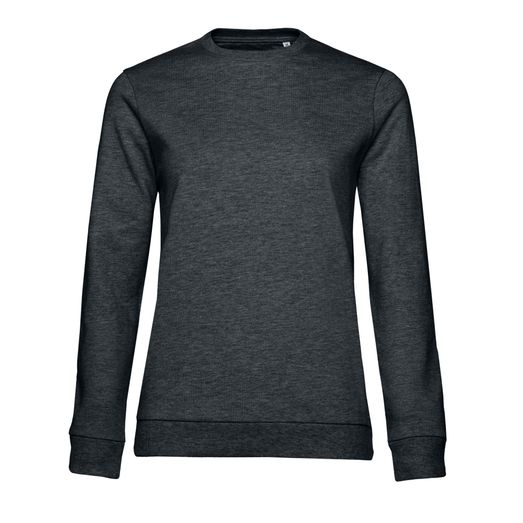 B&amp;C Women's #Set In Sweatshirt Heather Asphalt