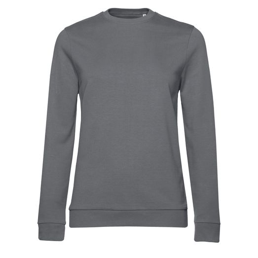 B&amp;C Women's #Set In Sweatshirt Elephant Grey