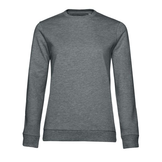 B&amp;C Women's #Set In Sweatshirt Heather Mid Grey