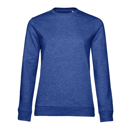 B&amp;C Women's #Set In Sweatshirt Heather Royal Blue