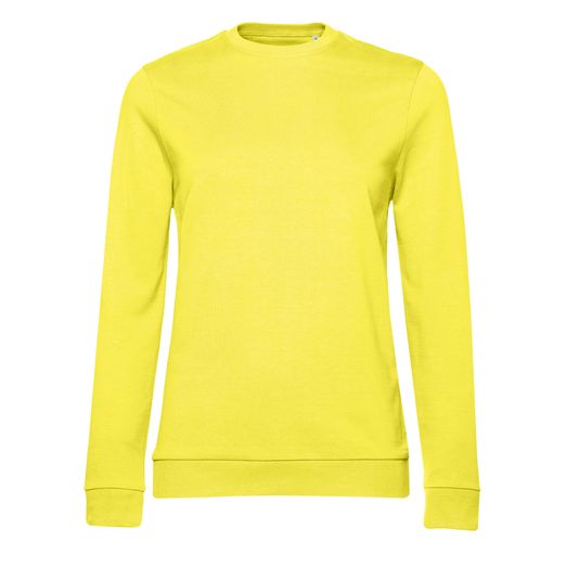B&amp;C Women's #Set In Sweatshirt Solar Yellow