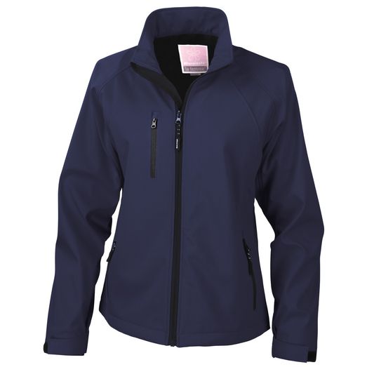 Result Women's Base Layer Softshell Jacket Navy Blue