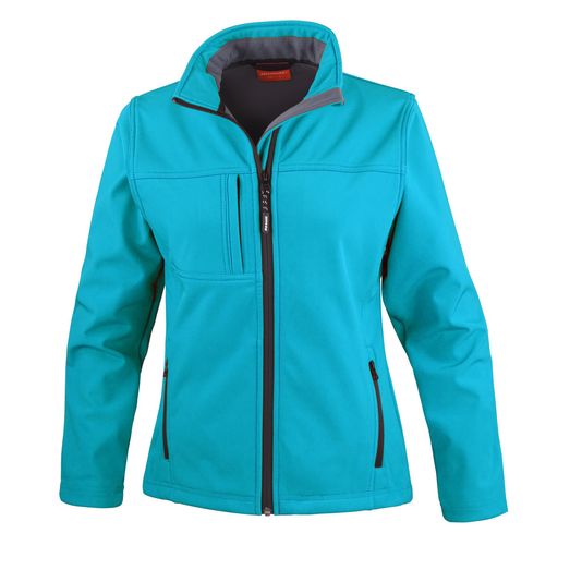 Result Women's Classic Softshell Jacket Azure Blue