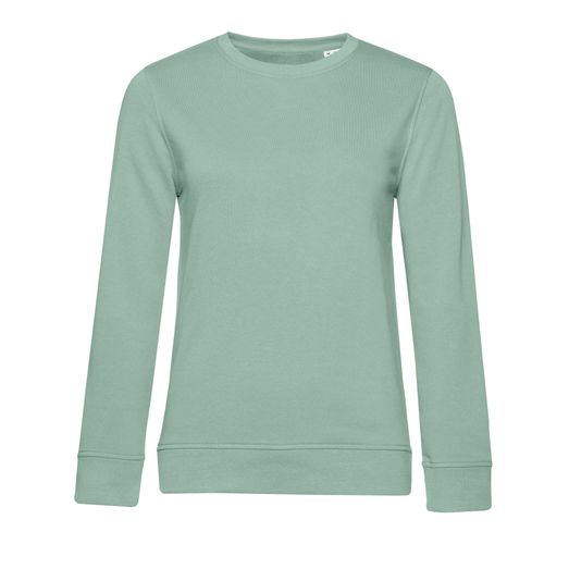 B&amp;C Women's Organic Crew Neck Sweat Sage
